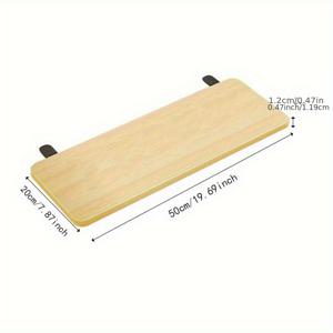 TEMU 접이식 키보드 트레이 & 손목 지지대 데스크 익스텐더 - 드릴 없는 클램프 마운트, 다기능 수납이 있는 인체공학적 디자인, 데스크용 마우스 패드, 데스크용 마우스 패드 세트, 데스크용 테이블 익스텐더, 데스크 연장 부착물, 키보드 스탠드, 사무실 데스크 액세서리