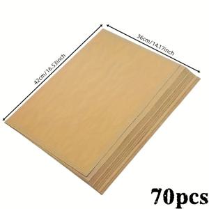 TEMU 70장 고대 중국 쌀지 - 전통 서예 및 그림용 종이, 베이지 레트로 스타일, 브러시와 잉크 기술 호환 가능 - 아시아 예술, 스크랩북, 카드 만들기, DIY 공예, 스크랩북 용품, 예술적 제작, 클래식 디자인, 고품질 종이, 공예 재료, 빈티지 감각, 품질, 공예 애호가, 쌀 종이 데쿠파지, 스크롤, 수제 종이, 중국 서예용 종이