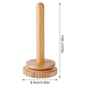 TEMU 2-in-1 나무 실 홀더 세트 | 미니멀 스타일 스풀 보관 랙, 회전식 나무 실 감기기, 컬러, 뜨개질 애호가 및 공예 애호가에게 이상적, 실 보관