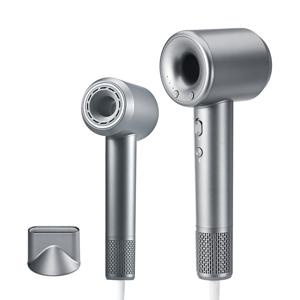 TEMU BLDC 모터 1600-1900W 음이온 헤어드라이어는 이중 NTC 온도 제어와 조용한 고속 바람으로 집과 여행 호텔 사무실에서 편리하게 사용할 수 있는 휴대형 드라이기