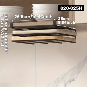 TEMU 스테인레스 스틸 비 천공 캐비닛 아래 랙