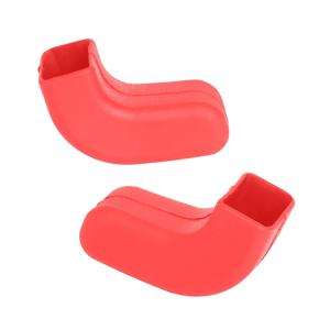 TEMU 레드 토우 후크 보호자 트레일러 버퍼 블록, 2007-2023년 제프 랭글러 JK, JL, JT에 적합한 2개 세트