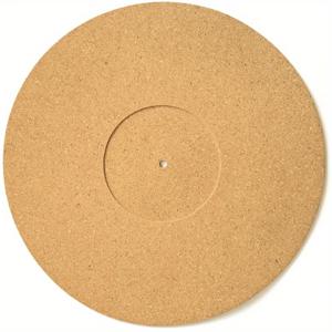 TEMU 1pc 12인치 고성능 코크 턴테이블 매트 - 소음 감소, LP 레코드 플레이어용 수납형 플레이트, 오디오 필러를 위한 이상적인 매트, 아름다운 턴테이블 매트, 부드러운 표면 매트, 바이닐 턴테이블