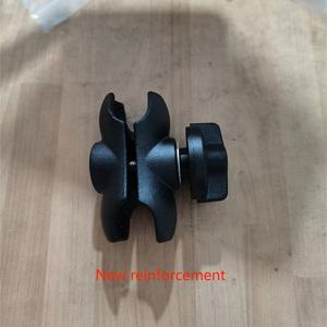 TEMU 알루미늄 합금 폰 마운트 - 1개, 볼 헤드가 있는 조절 가능한 클램프 암, 25mm 핸들바에 적합, 길이 5.5cm/0.984in