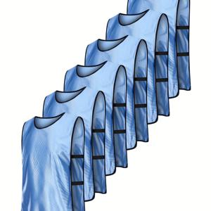 TEMU 6Pcs 운동 훈련 피니 저지 팀 연습 축구 조끼 훈련 비브 스포츠 농구 축구 야구