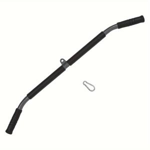 TEMU 다용도 체육관 운동 세트: 라트 풀다운, & 트라이게스 리프트 바 - 전신 트레이닝을 위한 케이블 머신 부착물