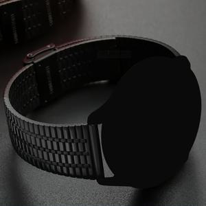 TEMU 20/22mm 스테인리스 스틸 워치 밴드, 더블 안전 클라스프 포함, 삼성 워치 765432, 화웨이 워치 Watch5/4/3/2 GT5/4/3/2, 샤오미 S4/S3/S2/S1Pro, 화미 시리즈 워치 호환, 7구슬 슬림 스트랩