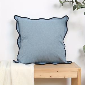 TEMU 1pc 초식 스칼로프 던지기 베개 커버, 18