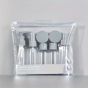 TEMU 여행용 분리형 병 세트 스퀴즈 샤워 젤 샴푸 작은 병 빈 병 휴대용 화장품 물병