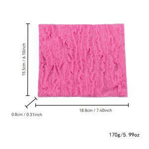 TEMU 대형 나무껍질 디자인 텍스처 실리콘 몰드 - DIY 클레이, 시멘트, 레진, 석고 사용 가능 - 불규칙한 모양