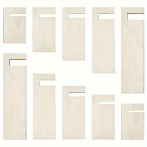 TEMU 10개 스타일 나무 태슬 메이커, 레이스 및 노트 짜기용 직사각형 니트 도구, 수공예품, 전기 또는 배터리 필요 없음, 결혼식 장식, 태슬 제작| 초콜릿 스타일|수공예품 루오