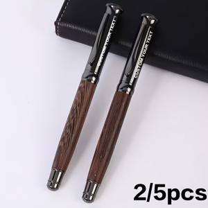 TEMU 1/2/3/5/5개 무료 레이저 각인 볼펜 -0.5mm 미디엄 포인트 대량 세트, 우아하고 고급스러운 선물용 펜, 사인용, 비즈니스 필기구, 저렴한 사무실/크리스마스/결혼식/생일 선물