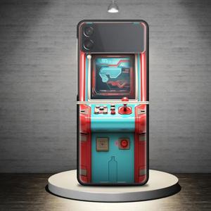 TEMU 휴대폰 케이스: 삼성 갤럭시 Z 플립3 Z 플립6 Z 플립 5G Z 플립4 Z 플립5 하드 커버 올드 바 머신