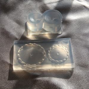 TEMU 미니어처 디저트 디스플레이 실리콘 모양 - 인형집용 작은 트레이, 쇼케이스 및 장식용으로 손수 제작된 고투명한 공예 모양, DIY 레진 캐스팅 모양|사각형 모양|세부한 이미지, 보석 캐스팅 용품