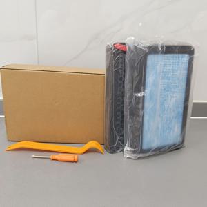 TEMU 테슬라 모델 3 및 Y용 HEPA 자동차 에어 필터, 활성탄 포함 2팩 - 실내 공기 질 개선, 설치 도구 포함