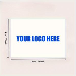 TEMU 100개의 커스텀 UV 스티커 - 선물 상자, 병 등에 적합한 개인화 로고 스티커, 금속, 유리, 플라스틱 표면에 쉽게 적용할 수 있는 물방수 스티커, 혼합된 색상, 반짝이는 표면, 홍보 스티커 | 반짝이는 스티커 | 물방수 스티커, 필름 스티커