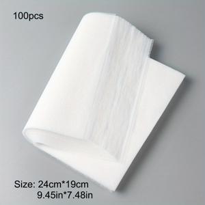 TEMU 100개입 네일 진공 필터 세트, 매니큐어 먼지 방지용 일회용 필터 페이퍼, 네일 아트 진공 청소기 교체용 먼지 컬렉터 매트