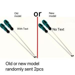 TEMU 2개 크롬 바나듐 스틸 드라이버 세트 - 크롬 바나듐 소재, 고무 미끄럼 방지 핸들 디자인, 자석 팁, 총 길이 300mm * 샤프트 두께 5mm, 확장형 버전 - 플랫헤드 및 필립스 헤드 - DIY 애호가와 전문가를 위한 이상적인 제품 - 가정 수리 및 건설 프로젝트에 완벽