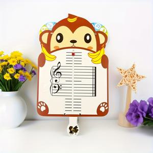 TEMU 초보자를 위한 악보 표기판, 비쓰기 가능, 빠른 음표 인식, 음악 학습 도구, 교실용 보드