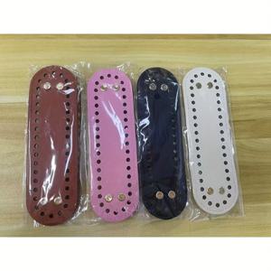 TEMU 4팩 리벳이 달린 오벌 핸드백 쉐이퍼 - DIY 공예용품, 4가지 색상 (베이지, 브라운, 핑크, 블랙) - 내구성 있는 소재와 장식 스터드로 제작된 핸드백 및 지갑 수리용, 다목적 크래프트 액세서리, 핸드백 만들기 재료