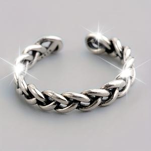 TEMU 925 실버 도금 구리 반지, 꼬임 디자인 - 결혼식, 파티, 일상 착용을 위한 우아한 패션 주얼리 - 휴일, 계절 액세서리에 완벽한 선물 | 꼬임 링 디자인 | 내구성 있는 주얼리, 청소년용