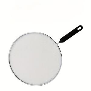 TEMU 1개 헤비듀티 스테인리스 스틸 프라이팬 오일 스플래터 가드 메쉬 그리스 필터 스크린 - 내열성 방수 쉴드, 9.8