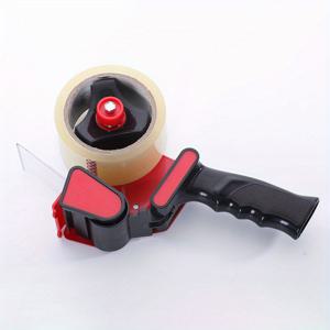 TEMU 휴대용 테이프 커터 디스펜서 - 인체공학적 그립, 정밀 커팅 휠 및 컴팩트 디자인으로 이동, 배송, 가정 및 사무실 사용에 적합한 박스 포장 도구