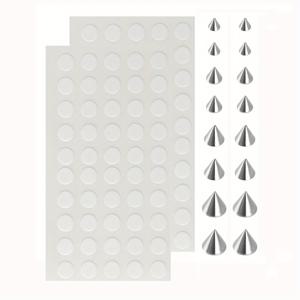 TEMU 2세트 스티커 비피어싱 바디 쥬얼리 라이트 베이지 피어싱 스테인리스 스틸 눈썹 링 입술 라브렛 스터드 교체용 볼