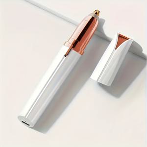 TEMU USB 전동 눈썹 정리기 - 남녀 공용 자동 제모 펜, 스테인리스 스틸 블레이드, 원버튼 조작, 휴대용 디자인 (USB 충전식) - 얼굴 및 바디 그루밍 기기, 선물용 추천