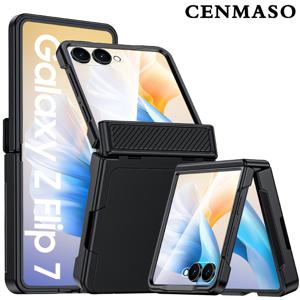TEMU 삼성 갤럭시 Z 플립 7 호환 케이스, 카드 홀더 내장, 자동 힌지 보호, 내장 HD 스크린 보호기, 풀 바디 충격 방지 케이스, 갤럭시 Z 플립 7 호환|케이스