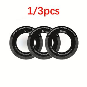 TEMU 1/3 자석 링 스티커 - 차량용 휴대폰 홀더 및 무선 충전에 적합, 녹 방지 블랙 레이저 각인 전기영동 흡착 루프로 안전한 설치 및 핸즈프리 운전 보장, 핸즈프리 운전 보조기,차량용 휴대폰 마운트,폰 홀더 추가 부품,안전한 설치 루프, 자동차 액세서리,세련된 자동 부착,정밀 레이저 조각,부식 방지 구조