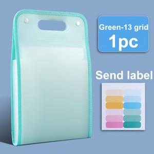 TEMU 휴대용 방수 A4 접이식 파일 가방 손잡이 포함, 10포켓 아코디언 폴더 - 대용량 10단계 수직 다기능 문서 정리함, 내구성 있는 스냅 클로저 디자인 서류 및 파일용 브리프케이스, 개학 시즌, 할로윈, 크리스마스 선물에 완벽한, 문서 정리 폴더, 아코디언 백/파일, 파일 정리함, 학교 용품, 파일/문서 정리함, 파일 정리 및 보관