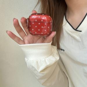 TEMU 에어팟 프로 2/프로/4/3/2/1 케이스 - 투명 뒷면 & 단색 앞면, 스크래치 방지, 슬림 플라스틱 케이스 (에어팟 2/3/4/프로) - 남녀 공용