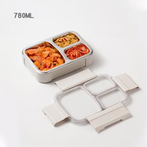 TEMU 304스테인리스 도시락통 보온 기능 분리형 디자인