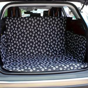 TEMU 크로스보더 전용 자동차 트렁크 매트, 애완동물 시트 커버, 옥스포드 원단 리어 카고 독 매트 - 차량 액세서리