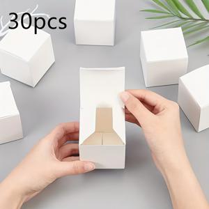 TEMU 30개 사각 미니 선물 상자 뚜껑 포함 - 정원 & 골드 종이 상자 (주얼리, 사탕, 선물용) - 결혼식, 생일, 크리스마스, 할로윈, 선물 상자, 웨딩 장식, 장식 상자, 튼튼한 상자, 주얼리 상자에 적합