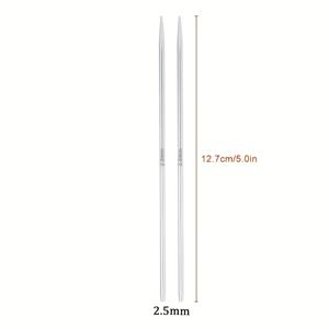 TEMU 2.0-5.0mm 분리 가능한 원형 니들, 5인치 교환 가능한 원형 니들, 4가지 크기의 유연한 케이블, 니들 안정기, 커넥터 커버, 손수 만든 DIY 니들, 니들 액세서리 포함