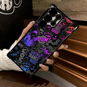 TEMU 쿨 보이 패턴 갤럭시 S25 S24 S23 S22 S21 FE 울트라 플러스 4G 5G용 모바일 폰 케이스, 방탄 투명 소프트 백 커버