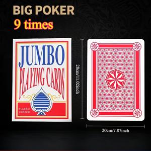 TEMU 54개의 거대한 플레이 카드, 일반보다 2/4/6/9배 더 크다, 대형 포커 게임, 초대형 카드 게임, 파티 게임, 인터랙티브 게임, 휴일 게임, 창의적인 선물