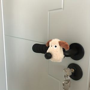 TEMU 핸들 보호대, 무음 충돌 방지 도어 프로텍터, 벽과 문 잠금 장치 손상 방지, 편안한 그립감, 개 머리 당김 방지 액세서리|방문손잡이