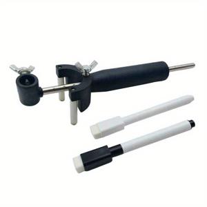 TEMU 자동차 휠 아이브로우 스크라이버 + 2개 마커 펜 세트, 조절 가능한 자동차 덴트 수리 휠 아치 표시 도구, 차체 수리용 철제 스크라이버