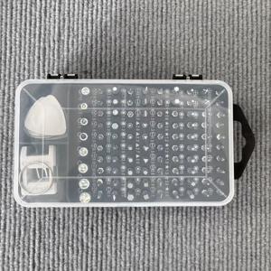 TEMU 115in 1 정밀 스크루드라이버 세트, RV 가구 하드웨어용 다기능 수리 키트, 휴대폰, 태블릿, 노트북, 시계 등 다양한 가구 수리에 적합, 내진성 및 내구성 강화, 실버 그레이