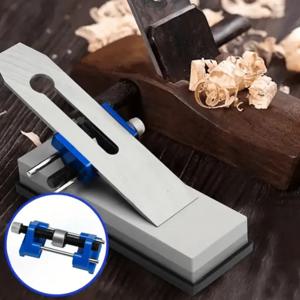 TEMU 칼날과 플레인용 날카로운 가이드 - 조절 가능한 각도 날카로운 가이드 홀더, 아크와 칼날에 적합 - 스테인레스 스틸 날카로운 가이드와 날카로운 돌 브래킷, 전문 목공자, 목공 액세서리 | 조절 가능한 날카로운 스탠드 | 내구성 있는 구조, 아크 홀더