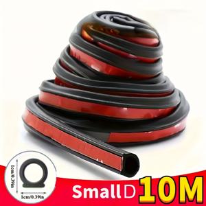 TEMU 33ft D자형 고무 씰, 방수 차량 방풍 스트립, 5홀 고무 도어 엣지 보호대 (방음 및 충격 흡수), 풀 차량 호환, 홈 디자인으로 보호 강화, 자동차 및 트럭 도어에 적합