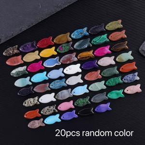 TEMU 20개 천연석 우아하고 패셔너블한 동물 물고기 모양, DIY 펜던트 목걸이, 팔찌, 발찌, 휴대폰, 열쇠고리, 가방, 자동차 액세서리, 정원 홈 물고기 탱크 장식, 가족과 친구에게 선물하기 좋은 휴일 선물|인테리어소품