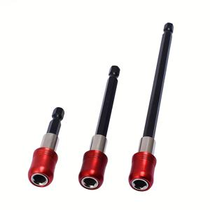 TEMU 3pcs 드릴 비트 연장 세트 - 자석식 퀵 릴리스 소켓 척 어댑터 포함 - 헤비듀티 임팩트 드라이버 비트 (헥스 샹크 1/4