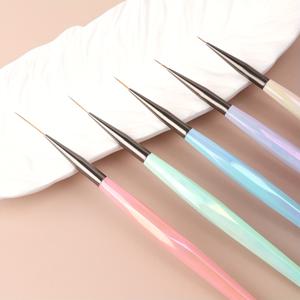 TEMU 네일 아트 라인 브러쉬 5pcs 세트, 미세 라인 브러쉬, 젤 페인팅 네일 디자인 펜, 전문 네일 아트 도구, 초보자용 네일 아트 살롱 및 홈 DIY, 여성에게 적합, UV 젤 네일,살롱 네일 도구,전문 디자인 도구,정밀 브러시,고품질 브러시,내구성 있는 네일 도구,뷰티 애호가,초보 네일
