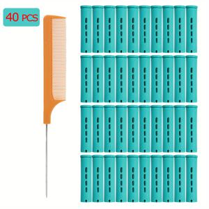 TEMU 자연 머리 콜드 웨이브 막대에 대한 파마 막대 자연 머리 헤어 롤러 경기자 파마 막대에 대한 파마 막대 DIY 헤어 스타일링 도구