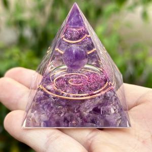 TEMU 오르곤 로터스 1개, 가구 장식, 장식품, 자수정, 휴일 선물