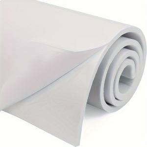 TEMU 다용도 자체 접착 폼 롤 - 고밀도 네오프렌, 가구 패드, 바닥 보호, 방지 스크래치, 미끄럼 방지, 방음 및 단열용 - DIY 프로젝트용 쉬운 절단 디자인, 화이트